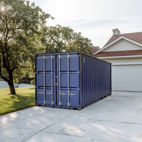 our residential storage containers are constructed from durable steel materials